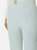 Elisabetta Franchi Pantalone Palazzo Donna PAT1541E2 Acqua - Celeste