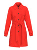 /enemme marella trench donna regular 2415021041200 corallo rosso 55986