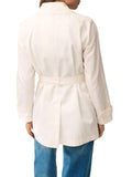 Emme Marella Trench West Donna 2415021051200 Panna - Bianco