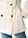 Emme Marella Trench West Donna 2415021051200 Panna - Bianco