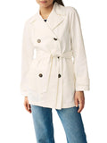 Emme Marella Trench West Donna 2415021051200 Panna - Bianco