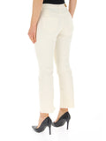 Emme Marella Pantalone Zampa Page Donna 2415131041200 - Bianco