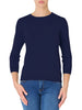 /enemme marella pullover caliga bianco donna 2415361131200 navy blu 4064371