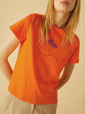 Emme Marella T-shirt Jack Donna 2415971056200 Arancio - Arancione