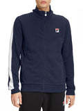 Fila Felpa Zip Langwedel Uomo FAM0617 Black Iris - Blu