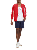 Fila Felpa Zip Uomo FAM0645 - Rosso