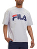 fila t shirt lowell oversized logo uomo fam0655 grigio 3486311