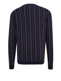 Fila Felpa Lobito Pinstriped Uomo FAM0656 - Blu