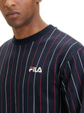 Fila Felpa Lobito Pinstriped Uomo FAM0656 - Blu