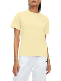 Fila T-shirt Biendorf Donna FAW0452 Vaniglia Francese - Giallo