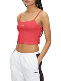 Fila Top Loni Cropped Donna FAW0745 Cayenne - Rosso