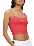 Fila Top Loni Cropped Donna FAW0745 Cayenne - Rosso