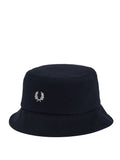 Fred Perry Berretto Pique Bucket Unisex HW6730 - Blu