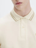 Fred Perry Polo Twin Tipped Uomo M12 - Beige