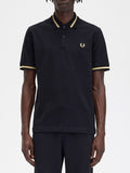 Fred Perry Polo Single Tipped Uomo M2 - Nero