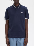 Fred Perry Polo Single Tipped Uomo M2 - Blu