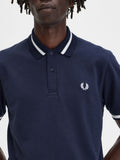 Fred Perry Polo Single Tipped Uomo M2 - Blu