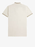 Fred Perry Polo Fred Perry Single Tipped da Uomo - Beige