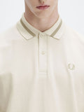 Fred Perry Polo Fred Perry Single Tipped da Uomo - Beige