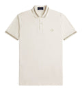 Fred Perry Polo Fred Perry Single Tipped da Uomo - Beige