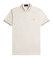 fred perry polo fred perry single tipped da uomo beige 9848747