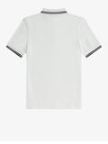 Fred Perry Polo Twin Tipped Uomo M3600 - Bianco