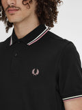 Fred Perry Polo Twin Tipped Uomo M3600 - Nero