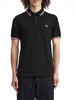 fred perry polo twin tipped uomo m3600 nero 3597430