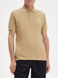 Fred Perry Polo Twin Tipped Uomo M3600 - Beige