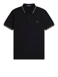 Fred Perry Polo Twin Tipped Uomo M3600 - Nero