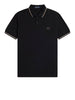 fred perry polo twin tipped uomo m3600 nero 2567500