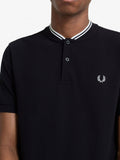 Fred Perry Polo Bomber Collar Uomo M4526 - Nero