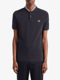 Fred Perry Polo Bomber Collar Uomo M4526 - Blu