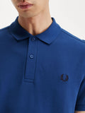 Fred Perry Polo Plain Uomo M6000 - Blu