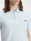 Fred Perry Polo Plain Uomo M6000 - Celeste