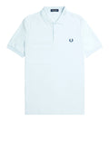 Fred Perry Polo Plain Uomo M6000 - Celeste