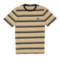 Fred Perry T-shirt Stripe Uomo M6557 - Beige