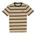 fred perry t shirt stripe uomo m6557 beige 9614387