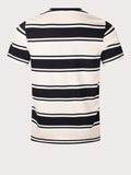 Fred Perry T-shirt Bold Stripe Nero Uomo M6558 - Beige