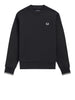 fred perry felpa crew neck uomo m7535 blu 442230