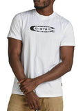 G-star T-shirt Distressed Old School Uomo D24365-336 - Bianco