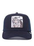 Goorin Bros Berretto con Visiera The White Tiger Unisex 0392-THE WHITE TIGER - Blu