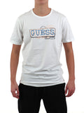 Guess T-shirt Box Logo Uomo M4GI26J1314 - Bianco