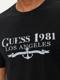 Guess T-shirt 1981 Uomo M4GI27J1314 - Nero