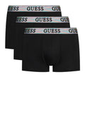 Guess Boxer Joe Trunk 3 Pack Uomo U4GG43K6YW1 - Nero