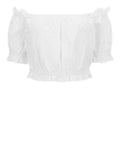 Guess Top Off Shoulder Frida Donna W4GH40WG4F0 - Bianco