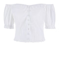 Guess Top Suri Donna W4GH55WAF10 - Bianco