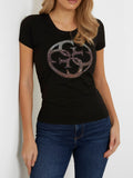 Guess T-shirt 4G Logo Donna W4GI29J1314 - Nero