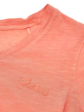 Guess T-shirt Slubby Donna W4GI66KC8T0 Pesca Chiara - Arancione