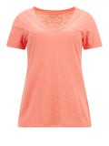 Guess T-shirt Slubby Donna W4GI66KC8T0 Pesca Chiara - Arancione